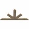 Ekena Millwork Saratoga Rough Sawn Timber Gable Bracket, Douglas Fir, 72"W x 36"H x 2"D x 6"F, 12/12 Pitch GBW072X36X0206SAR00RDF - alternate 4